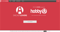 Desktop Screenshot of diecastlovers.com